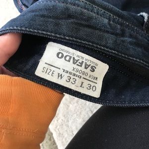 Men’s diesel jeans 33/30